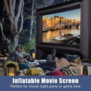 INFLATABLE OUTDOOR'S MOVIE'S & SERIES PROJECTOR SCREEN WITH PORTABLE STORAGE BAG