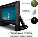 INFLATABLE OUTDOOR'S MOVIE'S & SERIES PROJECTOR SCREEN WITH PORTABLE STORAGE BAG