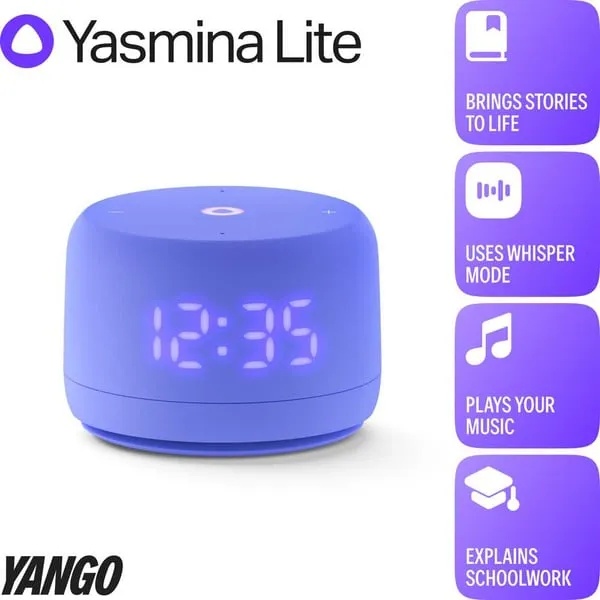 Yasmina Lite AI Smart Bluetooth Speaker with Voice Assistant WiFi and Bluetooth Compact Design for Music and Smart Control
