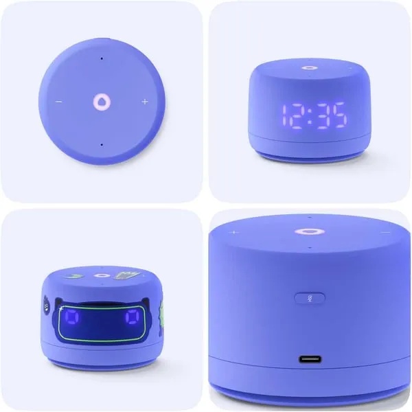 Yasmina Lite AI Smart Bluetooth Speaker with Voice Assistant WiFi and Bluetooth Compact Design for Music and Smart Control