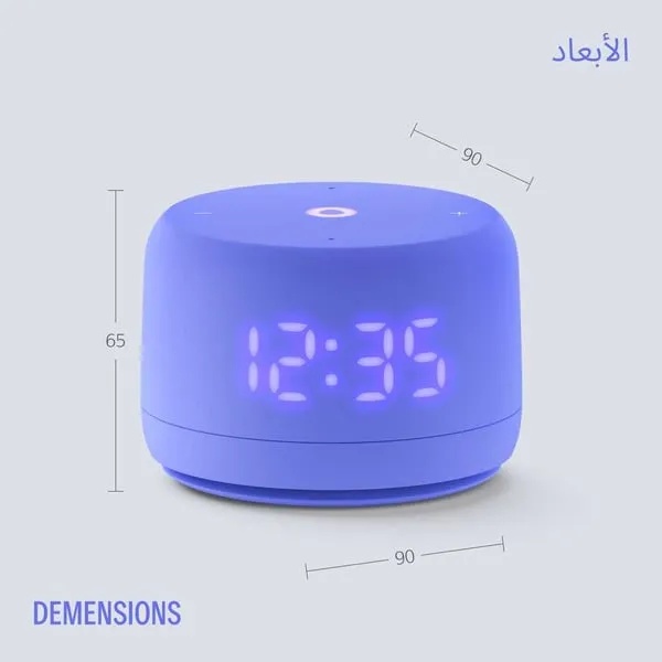 Yasmina Lite AI Smart Bluetooth Speaker with Voice Assistant WiFi and Bluetooth Compact Design for Music and Smart Control