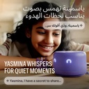 Yasmina Lite AI Smart Bluetooth Speaker with Voice Assistant WiFi and Bluetooth Compact Design for Music and Smart Control