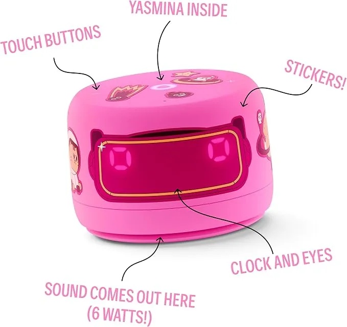 Yasmina Lite AI Smart Bluetooth Speaker with Voice Assistant WiFi and Bluetooth Compact Design for Music and Smart Control