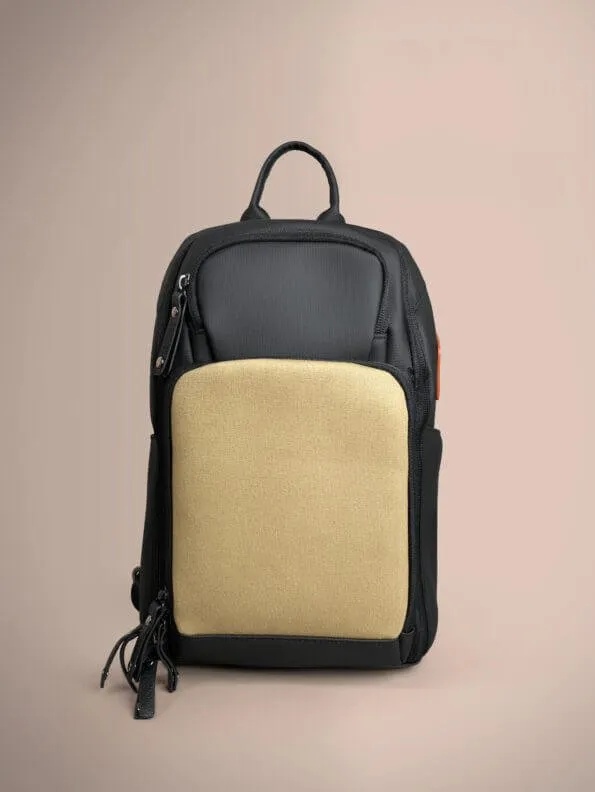 Ghaith & Qalby Etmaan New Happiness Bag Lightweight Travel Backpack with Adjustable Straps and Tablet Pocket