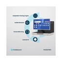 Powerology 27 Inch Android Briefcase Display 8GB DDR RAM 128GB Storage 6800mAh Battery Touchscreen Full HD Portable Monitor with WiFi Bluetooth