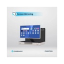 Powerology 27 Inch Android Briefcase Display 8GB DDR RAM 128GB Storage 6800mAh Battery Touchscreen Full HD Portable Monitor with WiFi Bluetooth