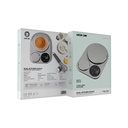 Green Lion Dual Kitchen Scale Digital Display Stainless Steel Food Weight Scale 5KG Max Load with Large and Small Platforms Use & Tare Function |GNDUALKSSL|