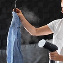Green Lion Steam Mate X Garment Steamer Fast Heating 300mL Water Tank 1500W Compact and Portable Clothes Steamer |GNGS1500WBLK|