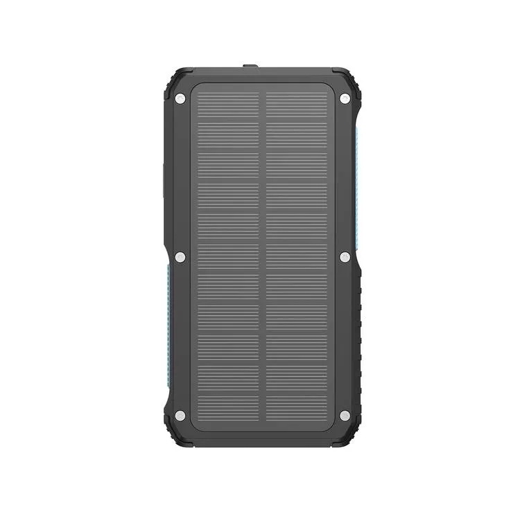 Powerology 27000mAh Solar Wireless Charging Power Bank Fast Charging 4 Devices Simultaneous Charge Support Multi Mode Flashlight IP54 Water Resistant |PP077||PPBCHA77|