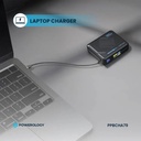 "Powerology Ultra Mini 20000mAh Power Bank 100W PD 15W MagSafe Wireless Fast Charging Compact Laptop Charger |PP079||PPBCHA79|