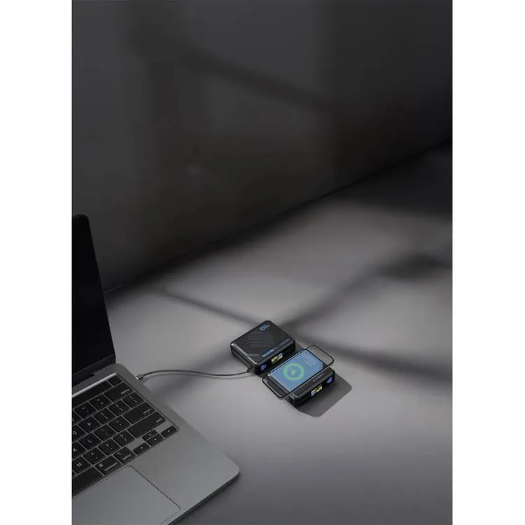 "Powerology Ultra Mini 20000mAh Power Bank 100W PD 15W MagSafe Wireless Fast Charging Compact Laptop Charger |PP079||PPBCHA79|