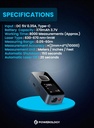 Powerology 60M Distance Smart Measurement Tool High Accuracy Laser Rangefinder Rechargeable Digital Display |P60PLRFBU|