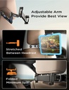 7MD Car Backseat Tablet Holder Adjustable Headrest Mount for iPad and Tablets 4 to 11 Inch Travel Essentials for Kids and Adults