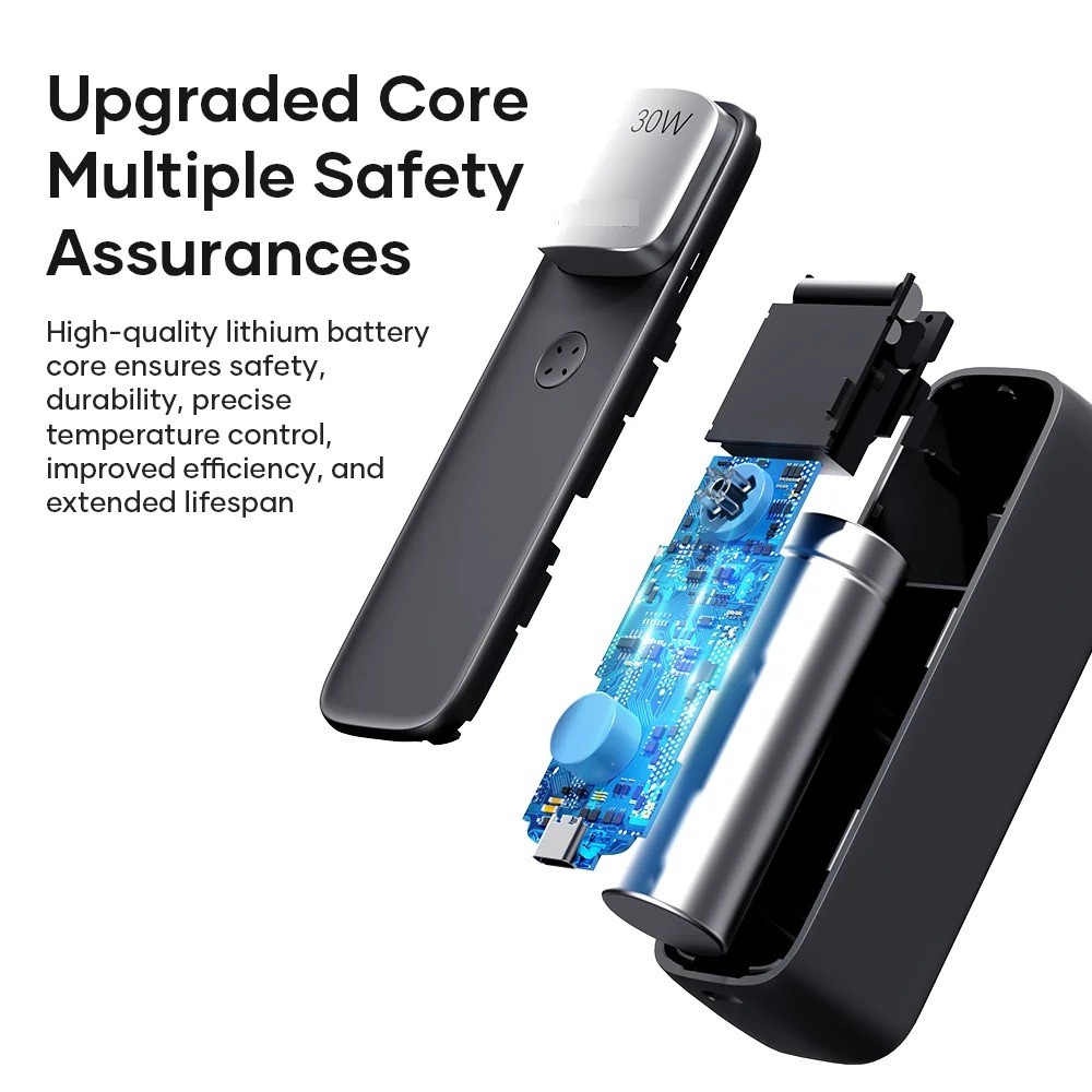 7MD 3 in 1 Fast Charging Power Bank 5000mAh PD 30W Type C Travel Friendly Portable easy to Store Convenient and Fast Foldable Plug |7MD2477|