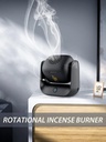 Ghaith and Qalby Etmaan Rotational Incense Burner Strong Fragrance LED Indicator Portable Fast Charging Long Battery Life