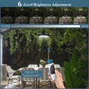 Ghaith and Qalby Etmaan LED Solar Motion Sensor Pendant Light with Remote Control Waterproof Outdoor Indoor Lighting