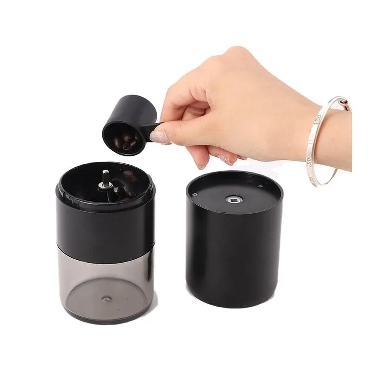 LePresso Conical Burr Grinder Portable Coffee Bean Grinder with Adjustable Grind Size 25G Bean Capacity 160g Powder Container Type C Charging 1200mAh Battery |LP032||LPCFFM0032|