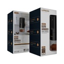 LePresso Conical Burr Grinder Portable Coffee Bean Grinder with Adjustable Grind Size 25G Bean Capacity 160g Powder Container Type C Charging 1200mAh Battery |LP032||LPCFFM0032|