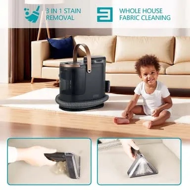 Winning Star 15000PA Spot Cleaner 3 in 1 Wet and Dry Vacuum Powerful Suction for Stain Removal and Fabric Cleaning |ST-4605|