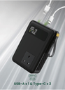 7MD All In One Power Solution 270W Portable Power Bank 27000mAh AC Output PD100W USB C QC Fast Charging for Laptops and Devices |7MD-B93|