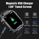 🚨 DISPLAY PIECE 🚨 7MD Smart Watch 1.85" Touch Screen, Smartwatch for Android & iPhones , IP68 Waterproof Outdoor Sports Fitness Tracker with Heart Rate