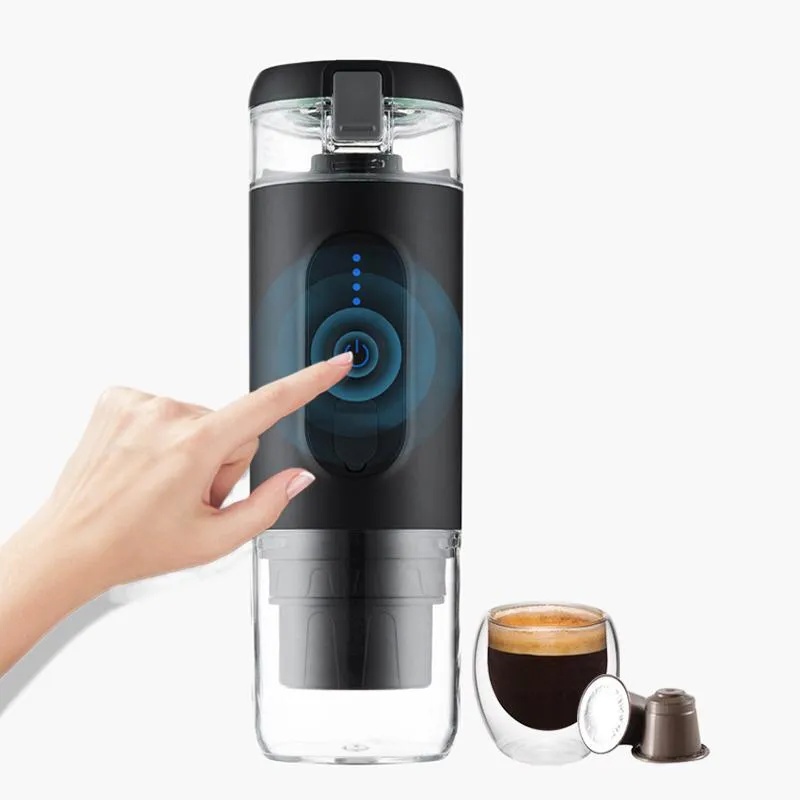 🚨 DISPLAY PIECE 🚨 Portable heating water mini espresso coffee machine CF-1801BGC