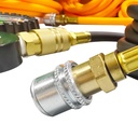 7MD Dual Sided Long Air Hoses Tire Inflation Deflation Equalizer System for 4 Tires Off Road Car Maintenance