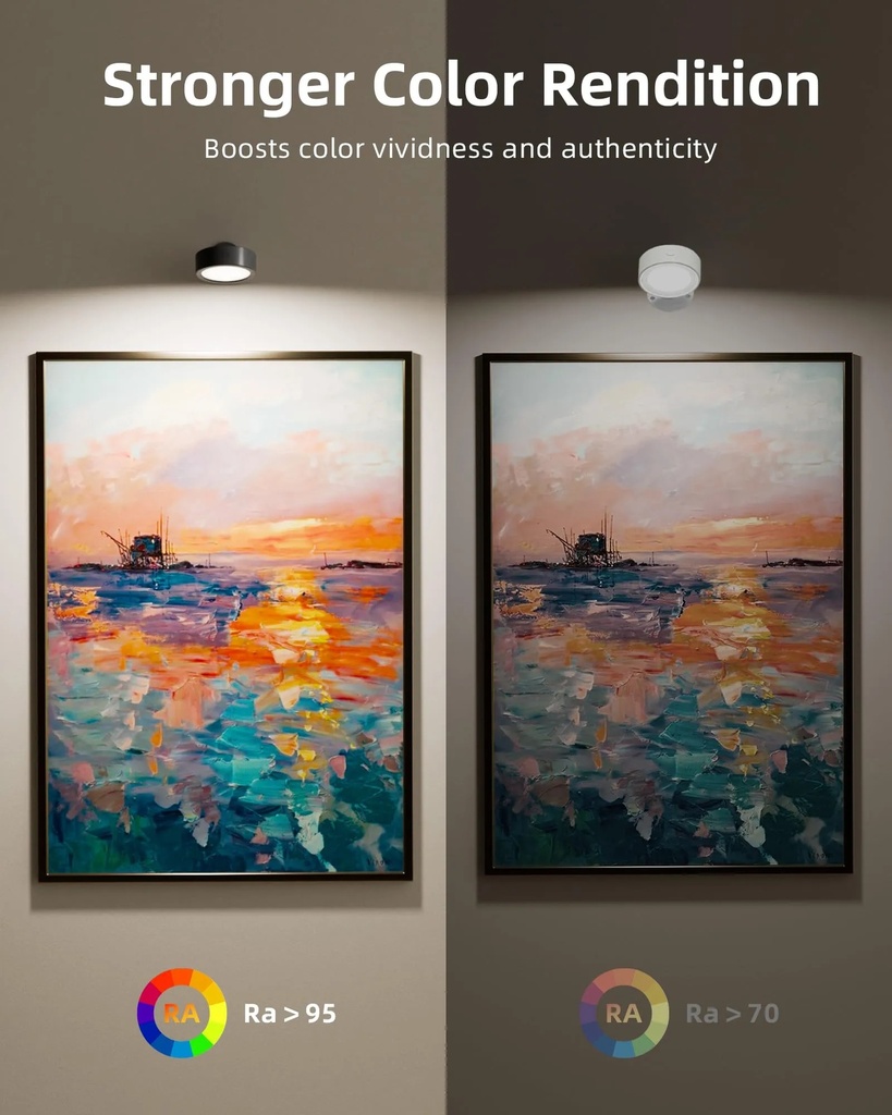 EZVALO LED Wall Mounted Light Indoor Rechargeable Dimmable Sconce with Touch and Remote Control (Pack of 3) |EZL2404A|