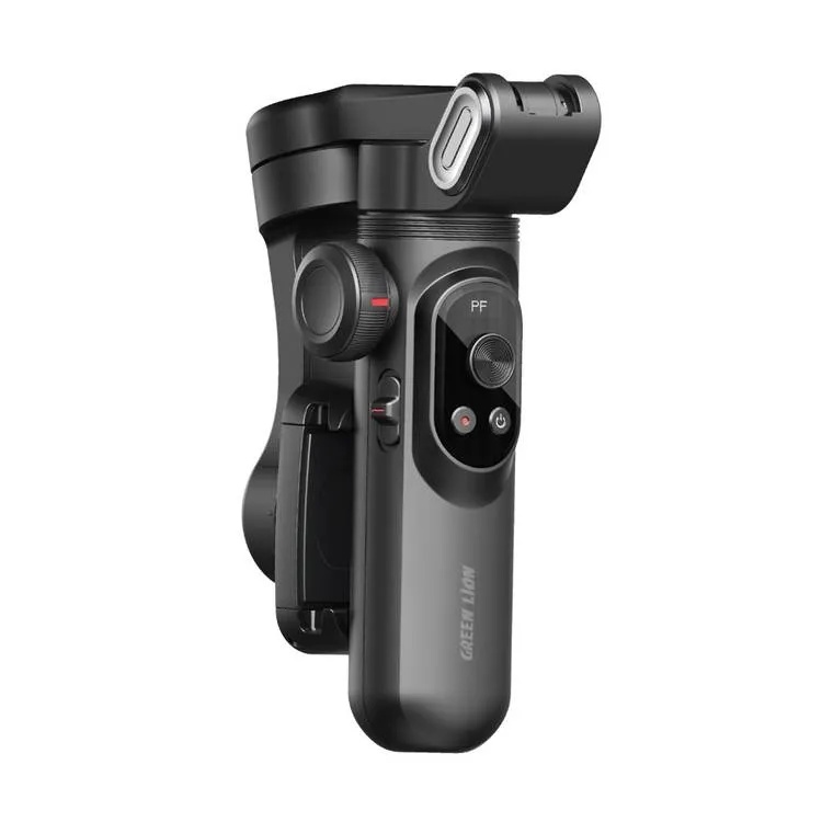 Green Lion New York Gimbal Smart Face Tracking 3 Axis Stabilizer 6 Mode Shooting with OLED Display Built in Ultra Fill Light and Zoom Focus Control |
