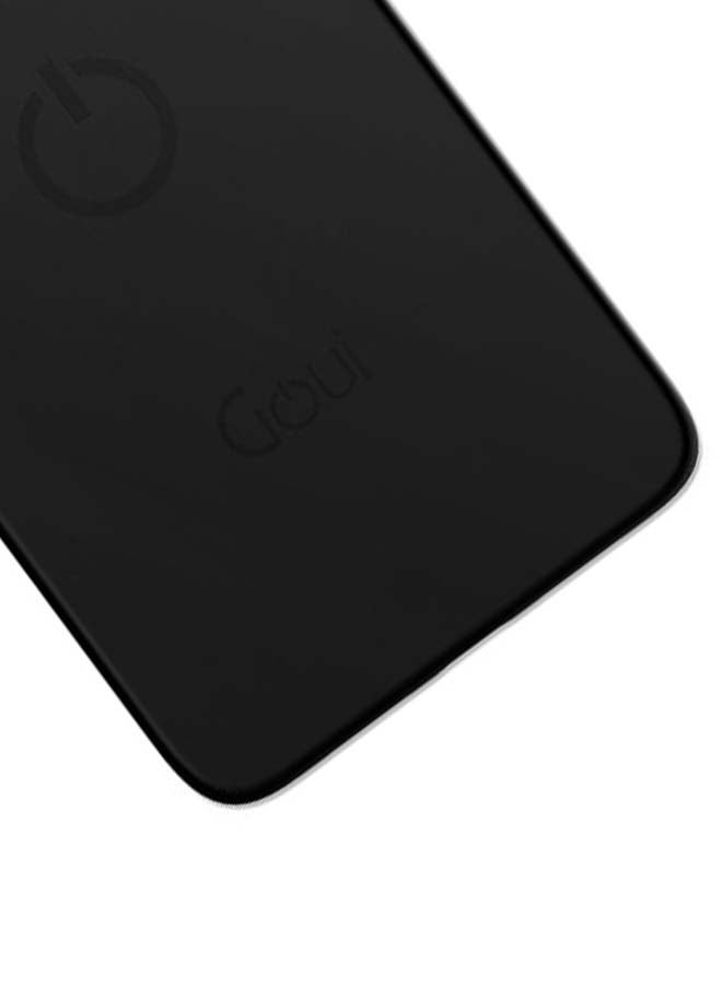 Goui Magnetic iPhone 12 & 12 Pro Case Slim Rubber Back Cover with Wireless Charging and Dual Magnetic Bar Grip Friendly Design