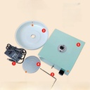 Children Pottery Machine Electric DIY Clay Toy for Kids Ages 6+ DouAini Mini Pottery Wheel with Metal Body Adjustable Speed F1-2