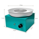 Children Pottery Machine Electric DIY Clay Toy for Kids Ages 6+ DouAini Mini Pottery Wheel with Metal Body Adjustable Speed F1-2