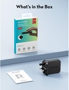RAVPower PD Pioneer 35W USB C Wall Charger Fast Charging Adapter with GaN Technology for iPhone iPad Samsung Travel Friendly
