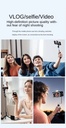 Magnetic Selfie Vlog Screen with Bluetooth Remote Flip Display Real Time Preview 4 Inch HD Wireless Monitor for Content Creators