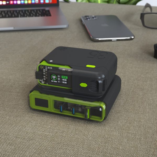 Goui Titan 35W Super Fast Power Bank 10000mAh Wireless Charging with USB A and Type C Ports