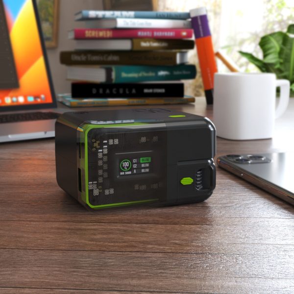 Goui Titan 65W Power Bank 20,000mAh Super Fast Charging USB C USB A Portable Charger for Laptops Tablets Smartphones MODEL NO.G-PB65FM