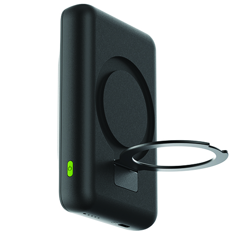 Goui MagPro Magnetic Wireless Power Bank 10000mAh with Finger Holder Fast Charging for iPhone Apple Watch and Qi Devices MODEL NO. G-MAG2
