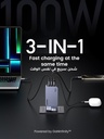 UGREEN Nexode Pro 100W USB C Charger GaN II Fast Charging Adapter 3 Port Laptop Phone Wall Charger for MacBook iPhone iPad Samsung Steam Deck Model: X757 | P/N: 25875