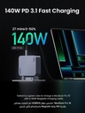 UGREEN Nexode Pro 160W USB C GaN II Fast Charger 4 Port Wall Adapter for MacBook Pro Air iPhone 16 Samsung S25U Dell XPS iPad Steam Deck Model: X763 | P/N: 25878
