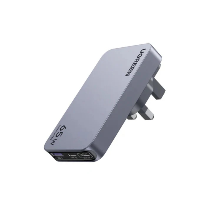 UGREEN Nexode Pro 65W USB C GaN Fast Charger Ultra Slim 3 Port Adapter for Laptop Tablet Phone Travel Wall Plug US UK EU Model: X753 | P/N: 25356