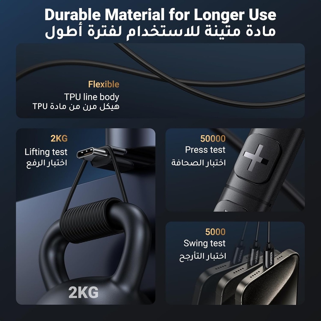 UGREEN USB C Earphones Wired Type C Headphones with Mic and Volume Control for iPhone 16 Samsung Galaxy S24 S23 iPad Pro Air Noise Cancelling 14mm Driver Model: EP106