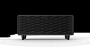 Powerology Fridge Coffee Table with 93L Mini Fridge Bluetooth HiFi Speaker Wireless Charging and USB Ports - Black (P93CTFBK)