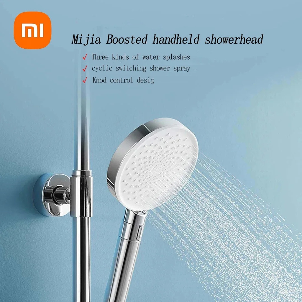 Xiaomi Mijia Pressurized Handheld Shower Head with Adjustable Water Spray Low Noise Anti Scald Design High Pressure Water Flow |MJZYSCHS01DB|