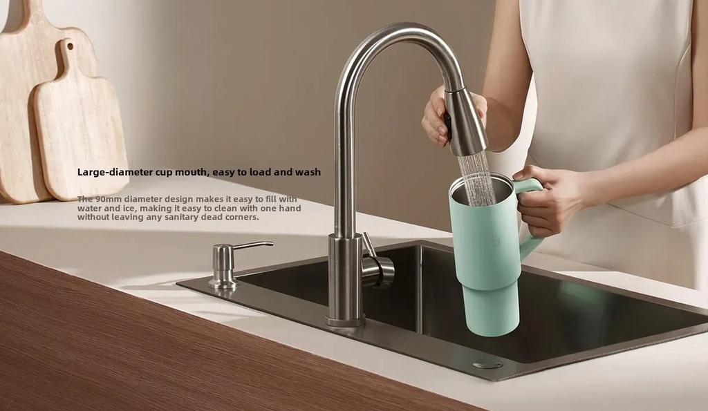 Xiaomi Mijia 1L Stainless Steel Vacuum Straw Cup with Tritan Lid and Thermal Insulation for Hot and Cold Drinks |MJXGB01RM|
