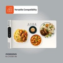 Porodo Lifestyle Warming Food Mat XL Electric Fast Heating Adjustable Temperature Silicone Foldable Kitchen Warmer - White |LFS054||PD-LFST054-WH|