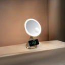 Porodo LED Makeup Mirror with Bluetooth Speaker MagSafe 15W Wireless Charger USB C Port 3 Brightness Level 3 Color Temperatures |LFS084||PD-LFST084-GD/SL|