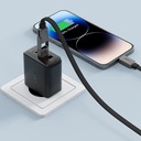 ACEFAST Acewire Pro Fast Charging Data Cable USB-A USB-C to USB-C 60W 1.2m Zinc Alloy Nylon Braided PD60W USB 2.0 Cable |C13-04|