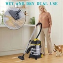 Winning Star 25L Dry Wet Vacuum Cleaner 1600W Copper Motor 16kPa Suction Stainless Steel Tank Multi Surface Cleaning |ST-5034|