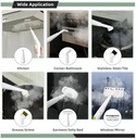 7MD Steam Cleaner 1000W Handheld Pressurized Steamer with 300ml Water Tank 3 Bar Steam Pressure and 12 Accessories for Multipurpose Cleaning |7MD-9097|