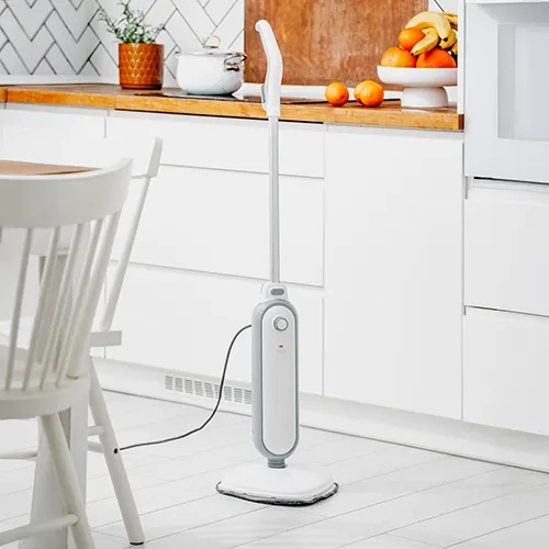 7MD Steam Mop 1300W High Temperature Steam Cleaner with 350ml Water Tank 99% Microbes elimination Power Fast Heating 5m Power Cord